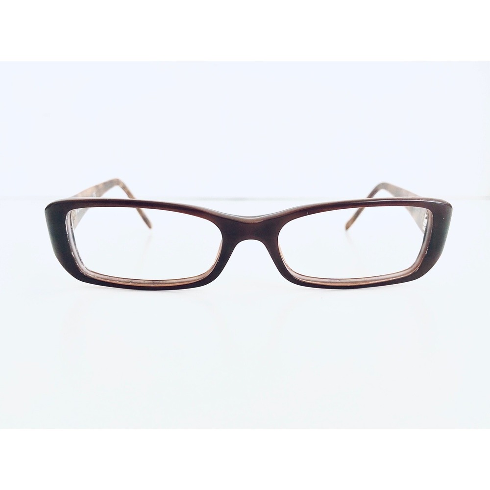 Prada Brown Tortoise Rectangular Glasses Italy VPR17H 701 101 2AU 6A1 50 16 135